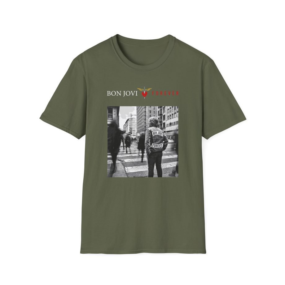 Bon Jovi Album Cover Unisex Softstyle T-Shirt
