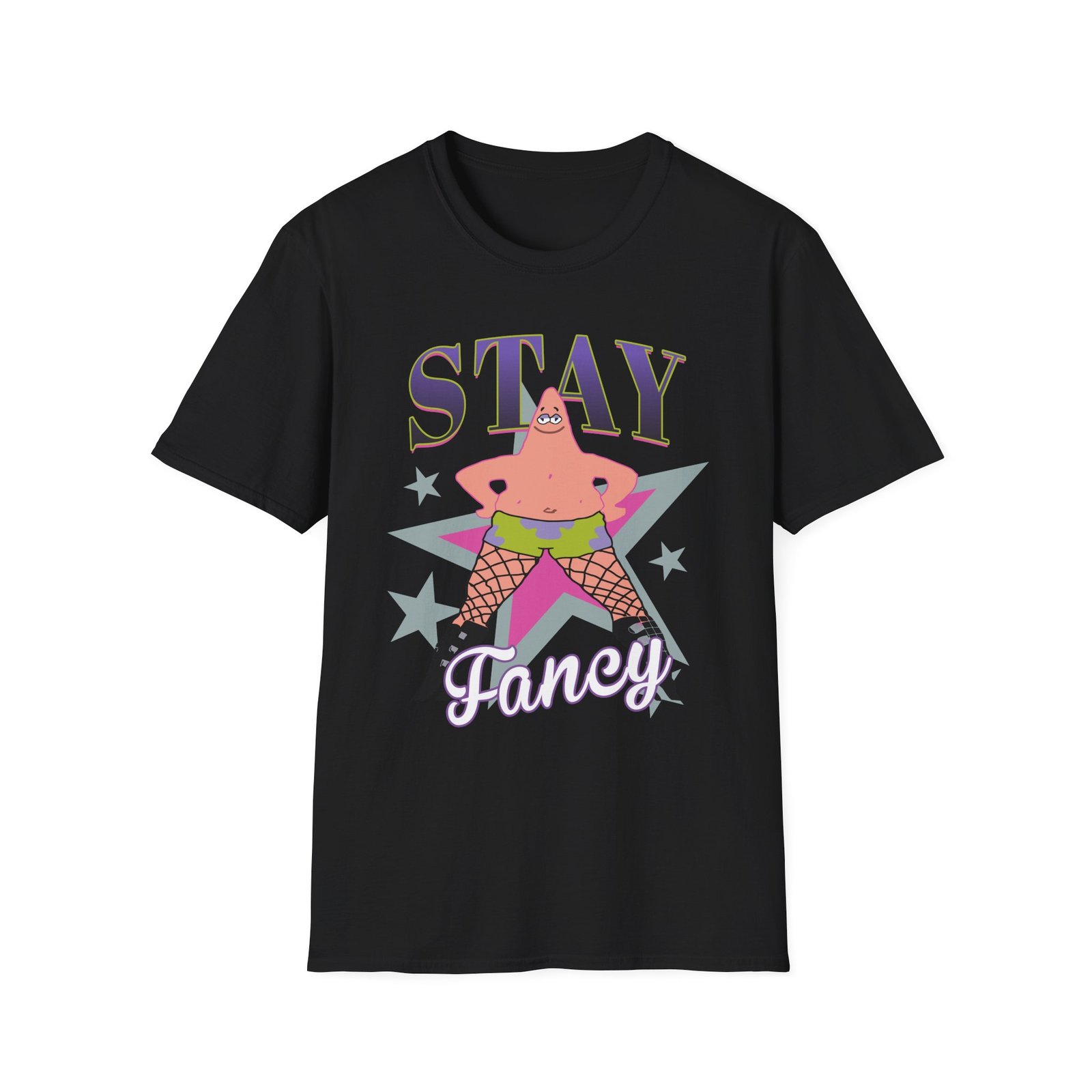 Spongebob Stay Fancy Unisex Softstyle T-Shirt