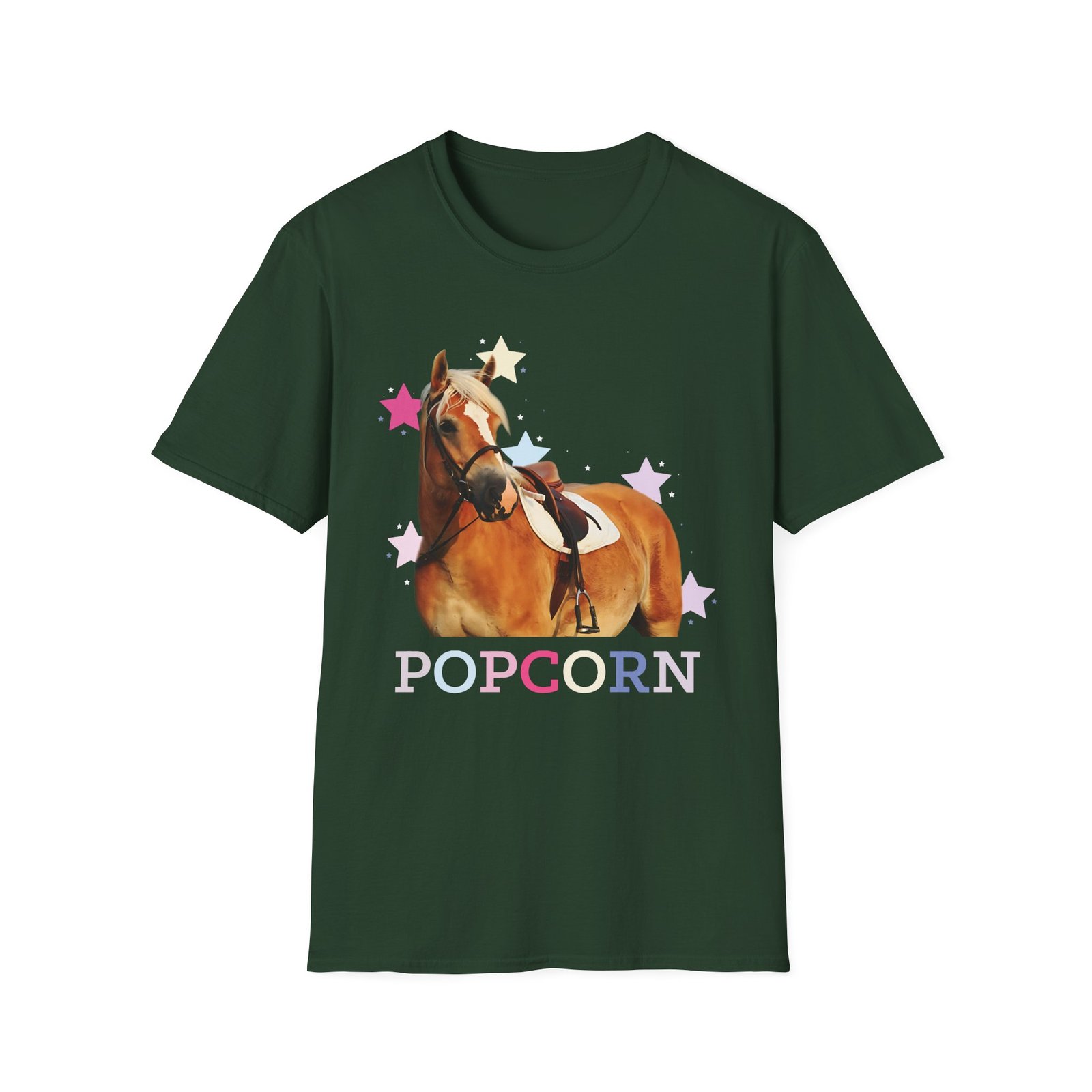 Harlow and Popcorn Stars Unisex Softstyle T-Shirt