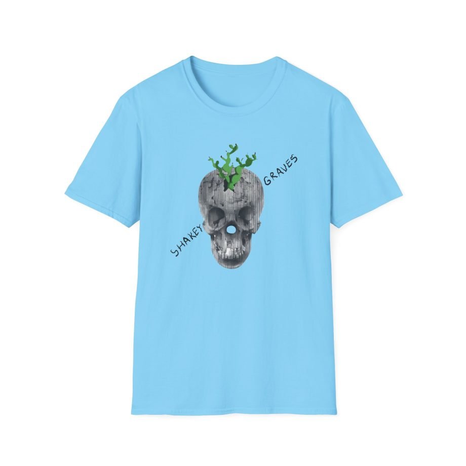 Shakey Graves Skull Unisex Softstyle T-Shirt