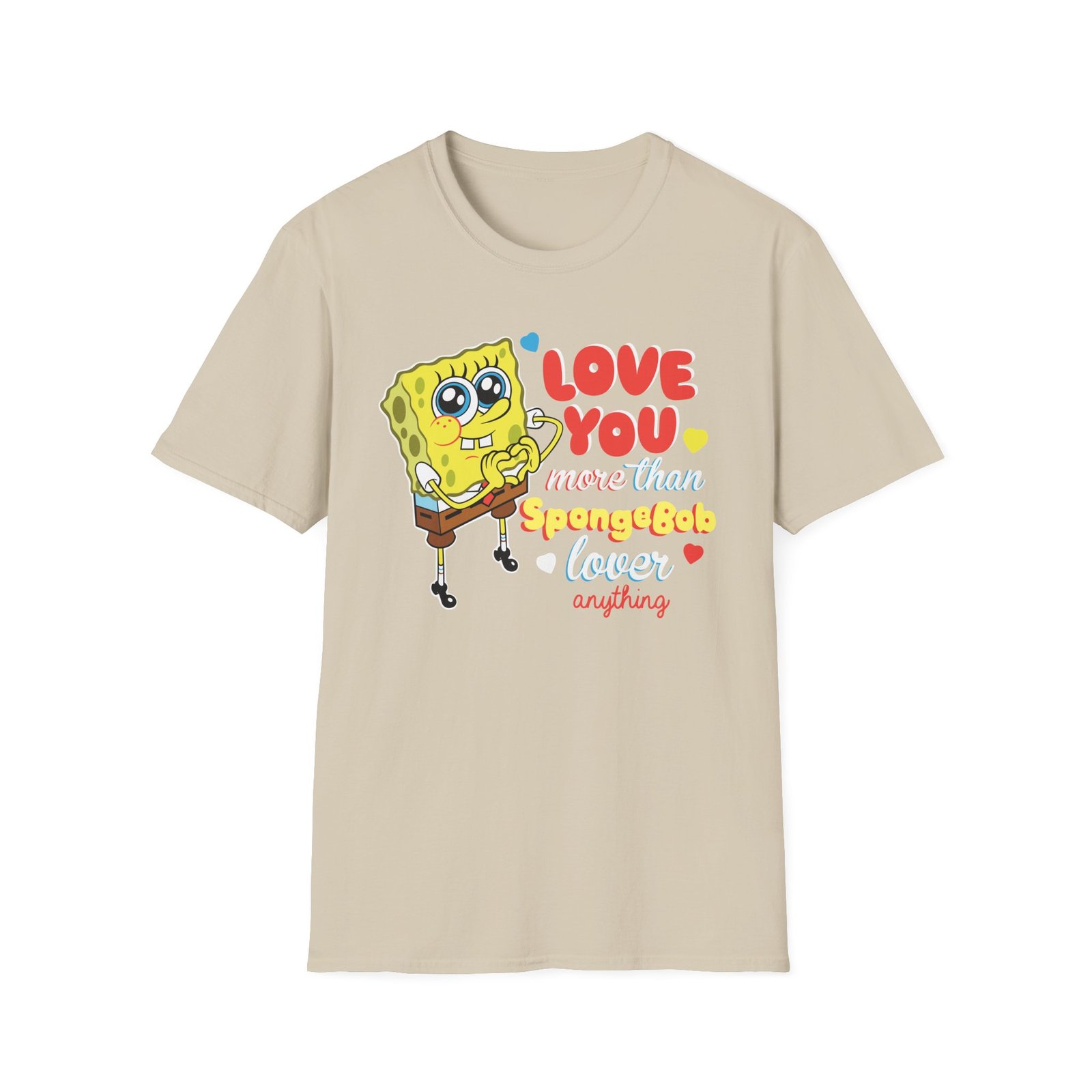 Spongebob Valentine's Day Unisex Softstyle T-Shirt