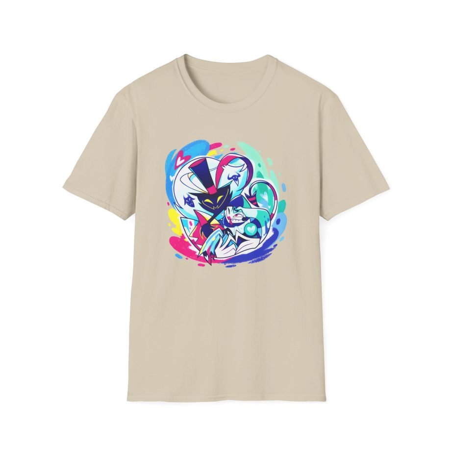 Helluva Boss Ozzie & Fizz Micro Ribbed Unisex Softstyle T-Shirt