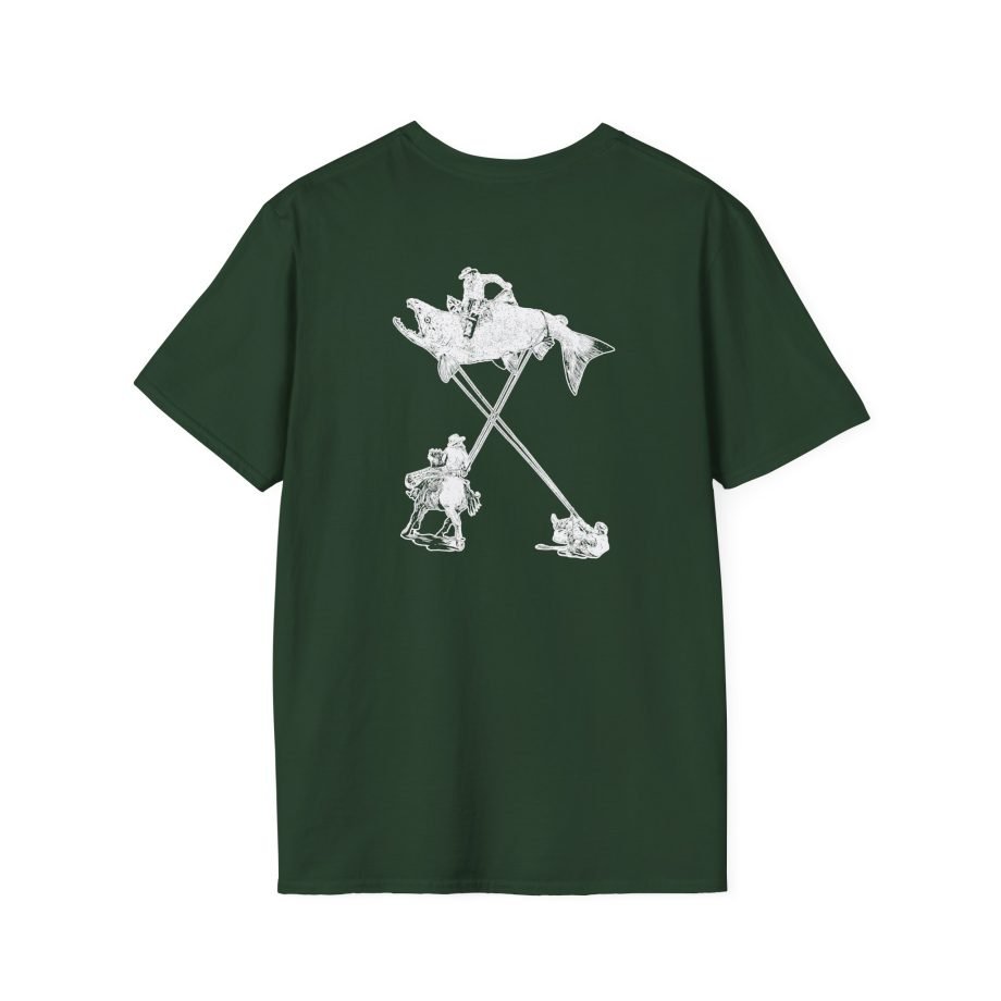 The Take Charcoal Salmon Rodeo Unisex Softstyle T-Shirt