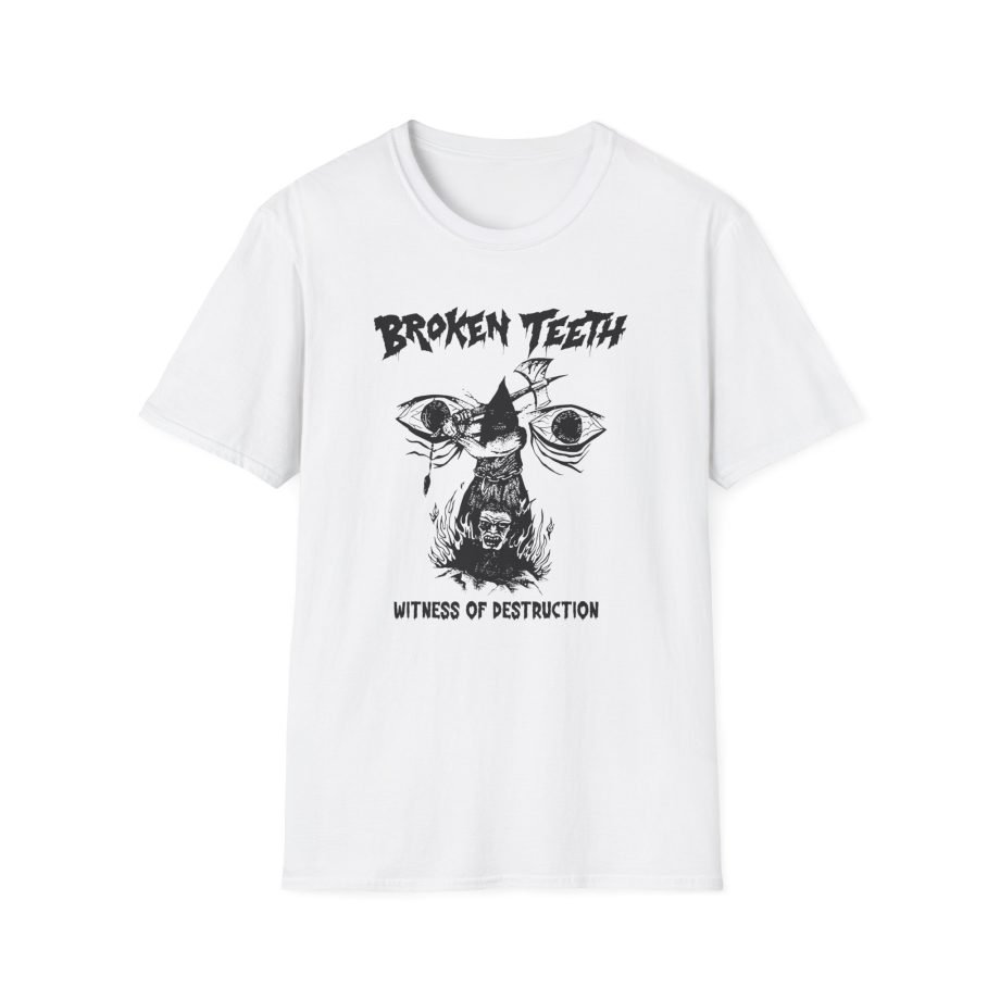Broken Teeth Witness the Destruction Unisex Softstyle T-Shirt