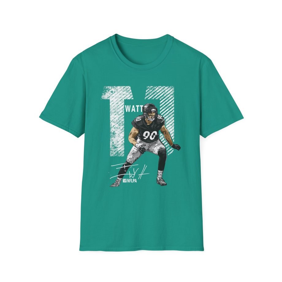 Tj Watt Mega Bold Unisex Softstyle T-Shirt