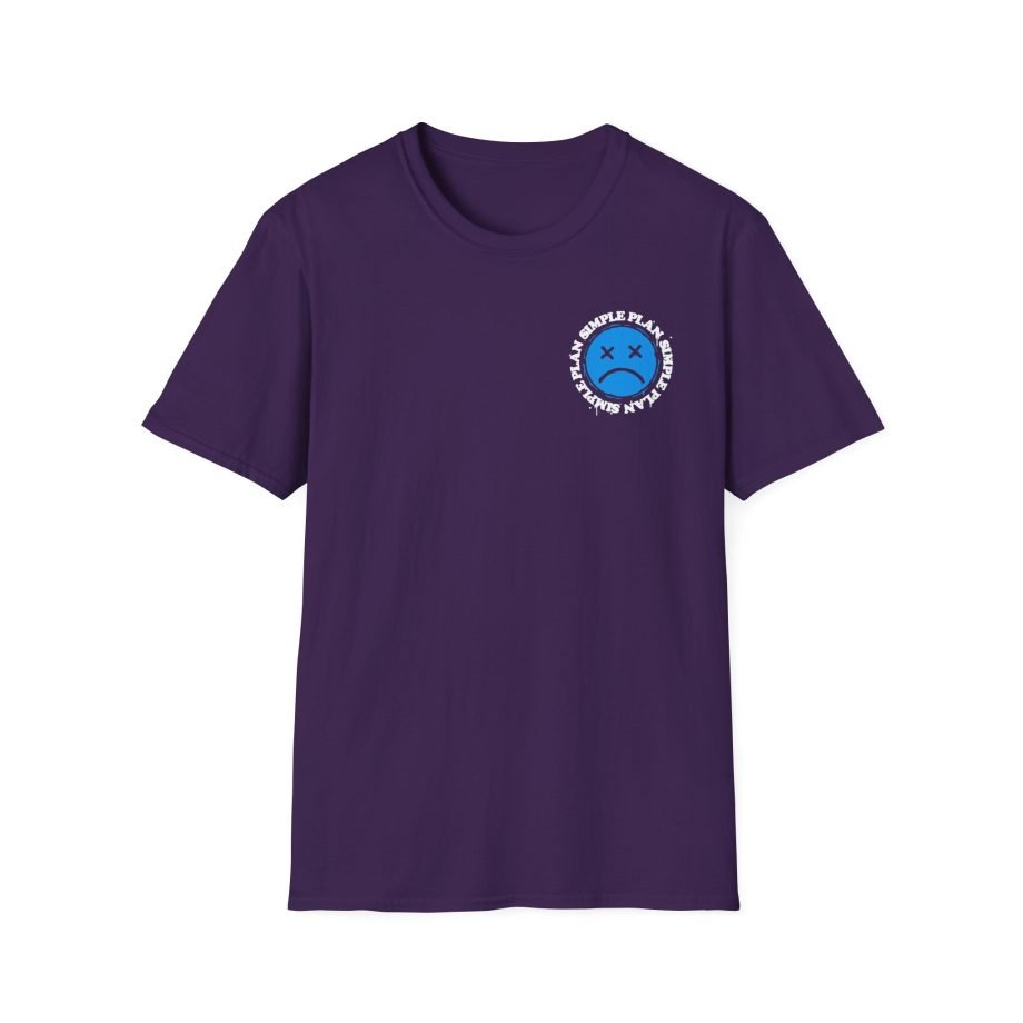 Simple Plan Sad Face Unisex Softstyle T-Shirt
