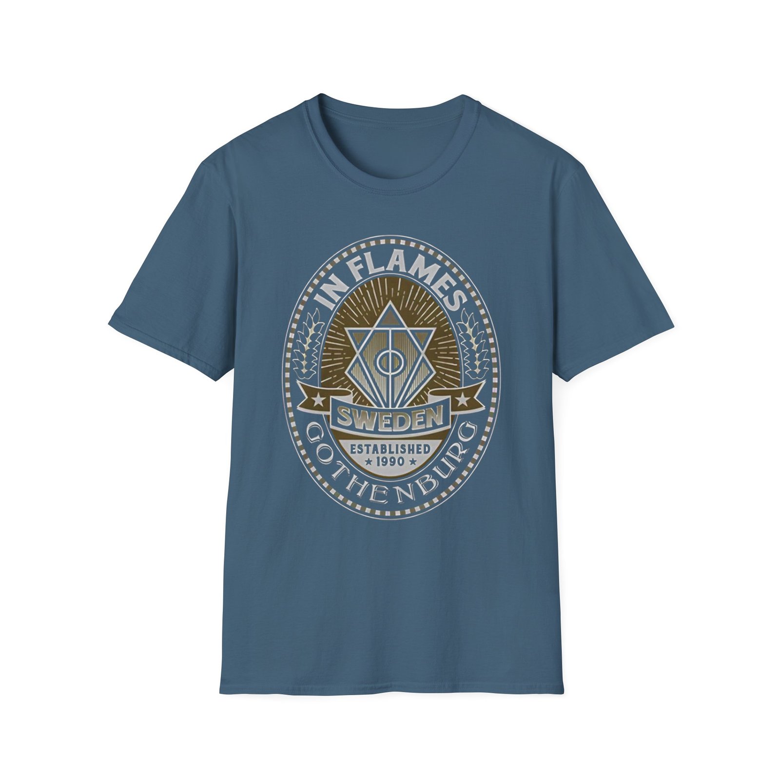 In Flames Gothenburg Crest Unisex Softstyle T-Shirt