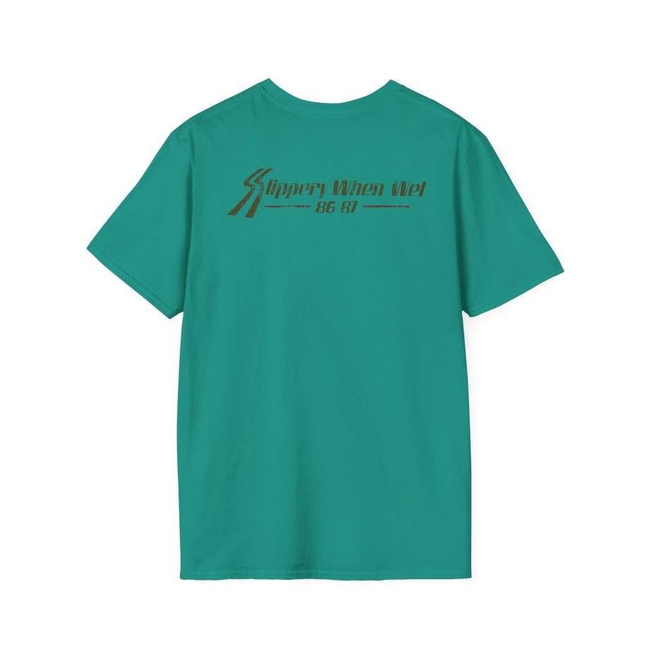 Bon Jovi Slippery When Wet Vintage World Tour Unisex Softstyle T-Shirt