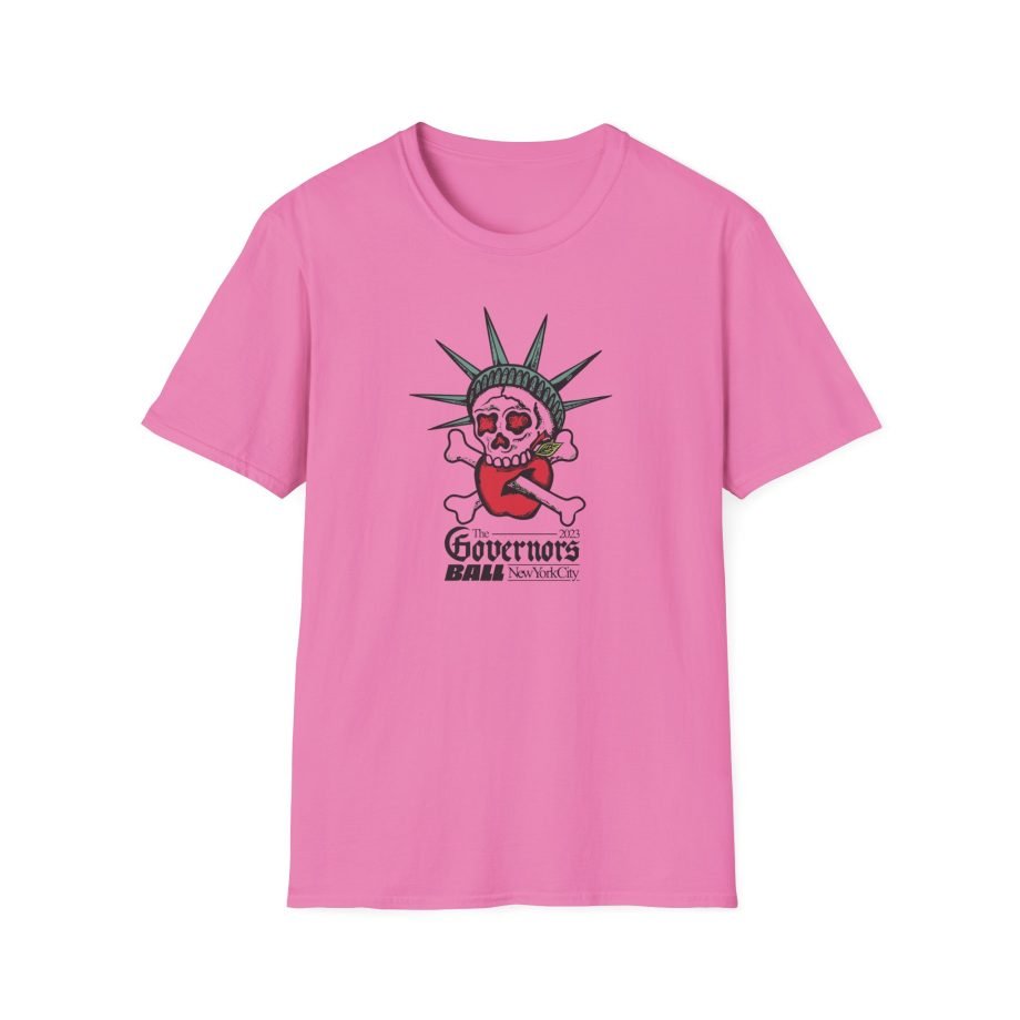 Gov Ball Liberty Skull Unisex Softstyle T-Shirt