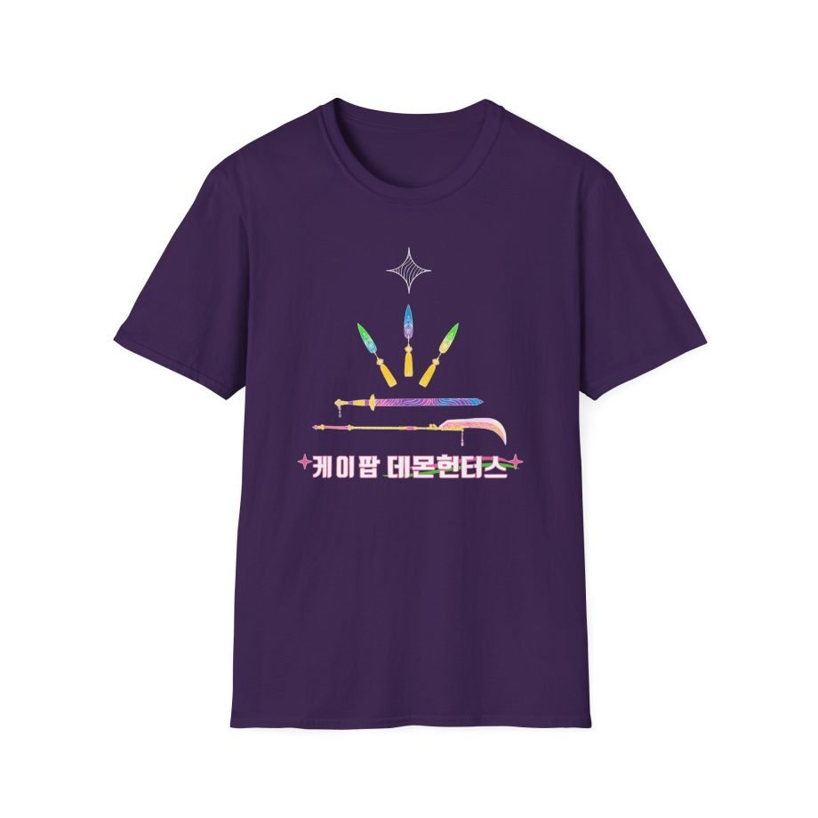 Kpop Demon Hunters Weapons Unisex Softstyle T-Shirt