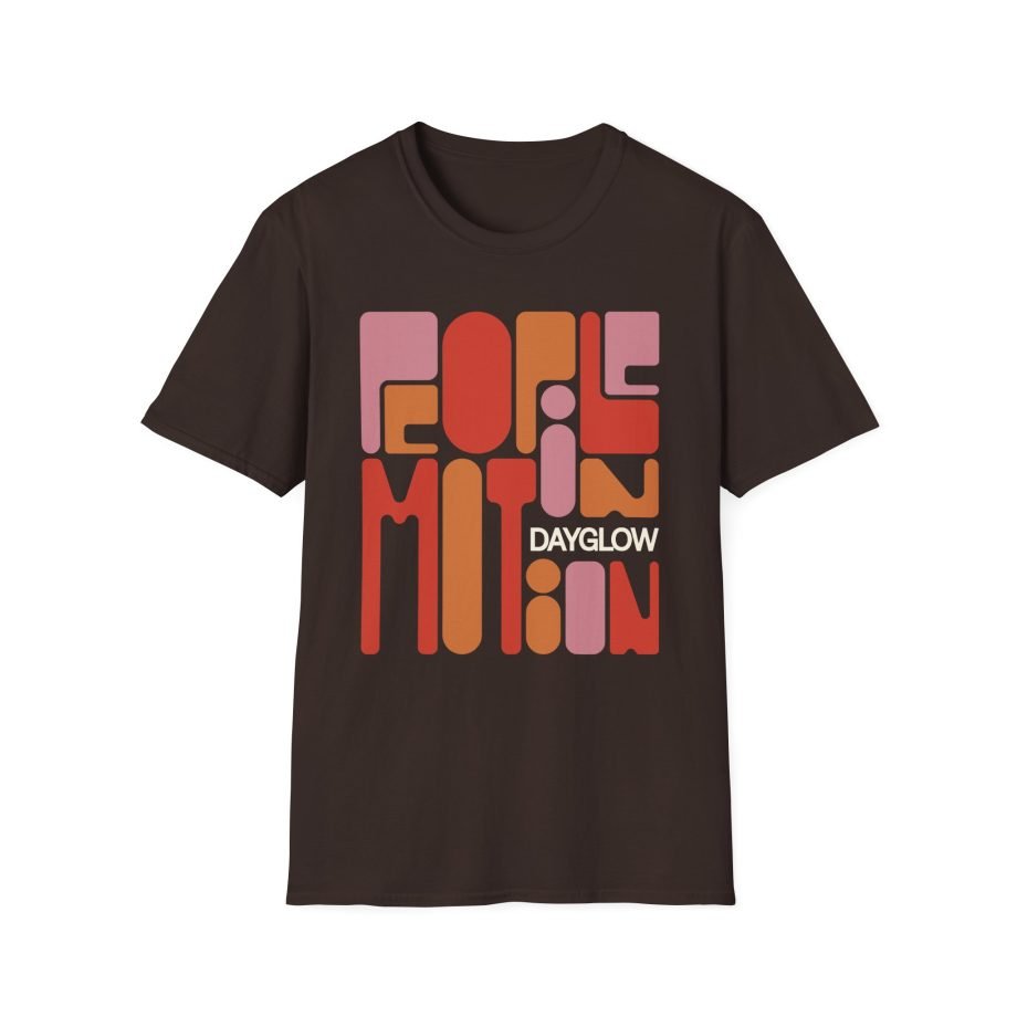Dayglow Pop Art Motion Unisex Softstyle T-Shirt
