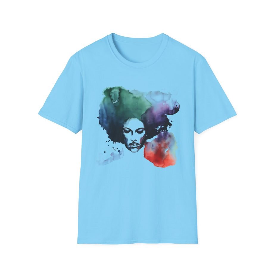 Prince Watercolor Portrait Unisex Softstyle T-Shirt