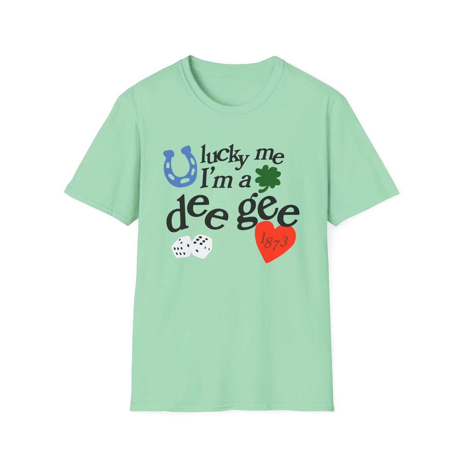 Delta Gamma Lucky Me Unisex Softstyle T-Shirt