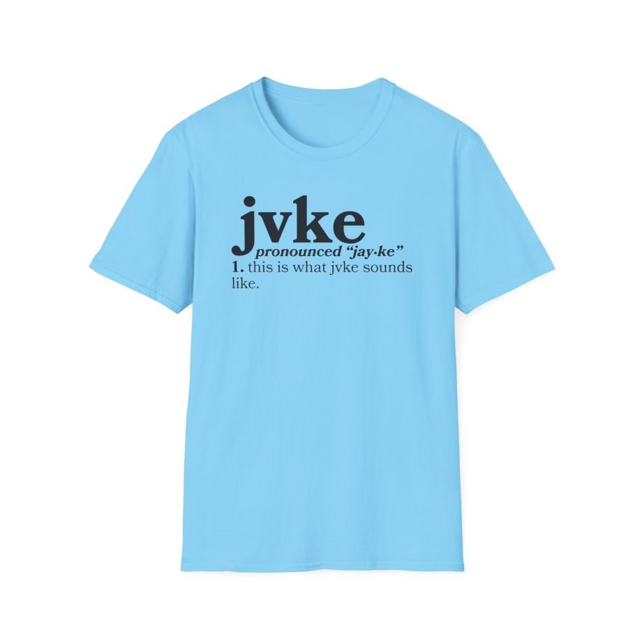 Jvke Pronunciation Unisex Softstyle T-Shirt