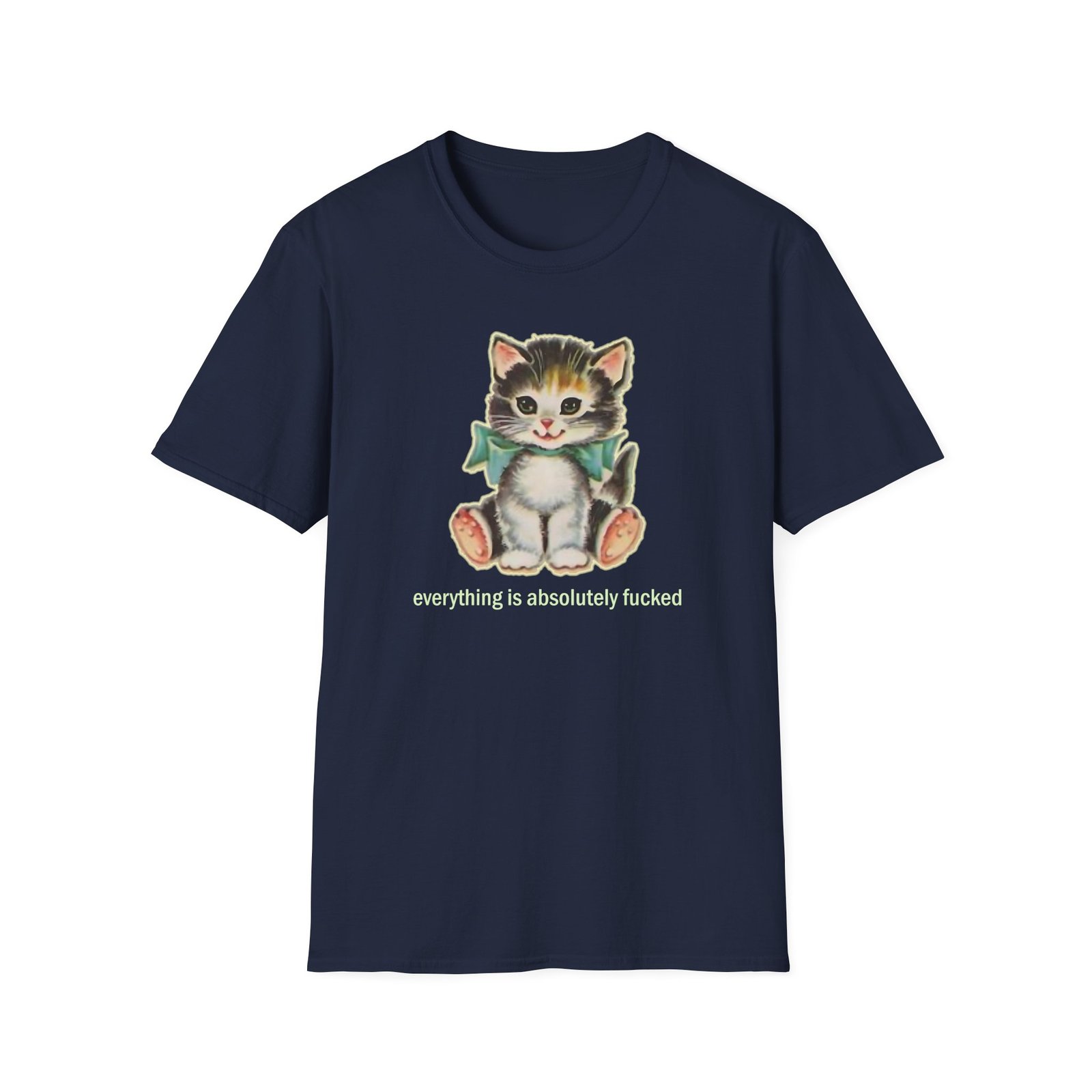 Paleface Cursed Cat Unisex Softstyle T-Shirt