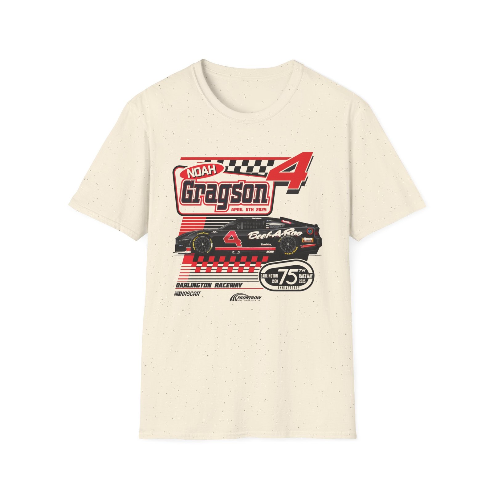 Noah Gragson Beef a Roo 1 Spot Darlington Unisex Softstyle T-Shirt