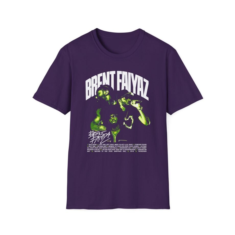 Brent Faiyaz Larger Than Life Album Unisex Softstyle T-Shirt