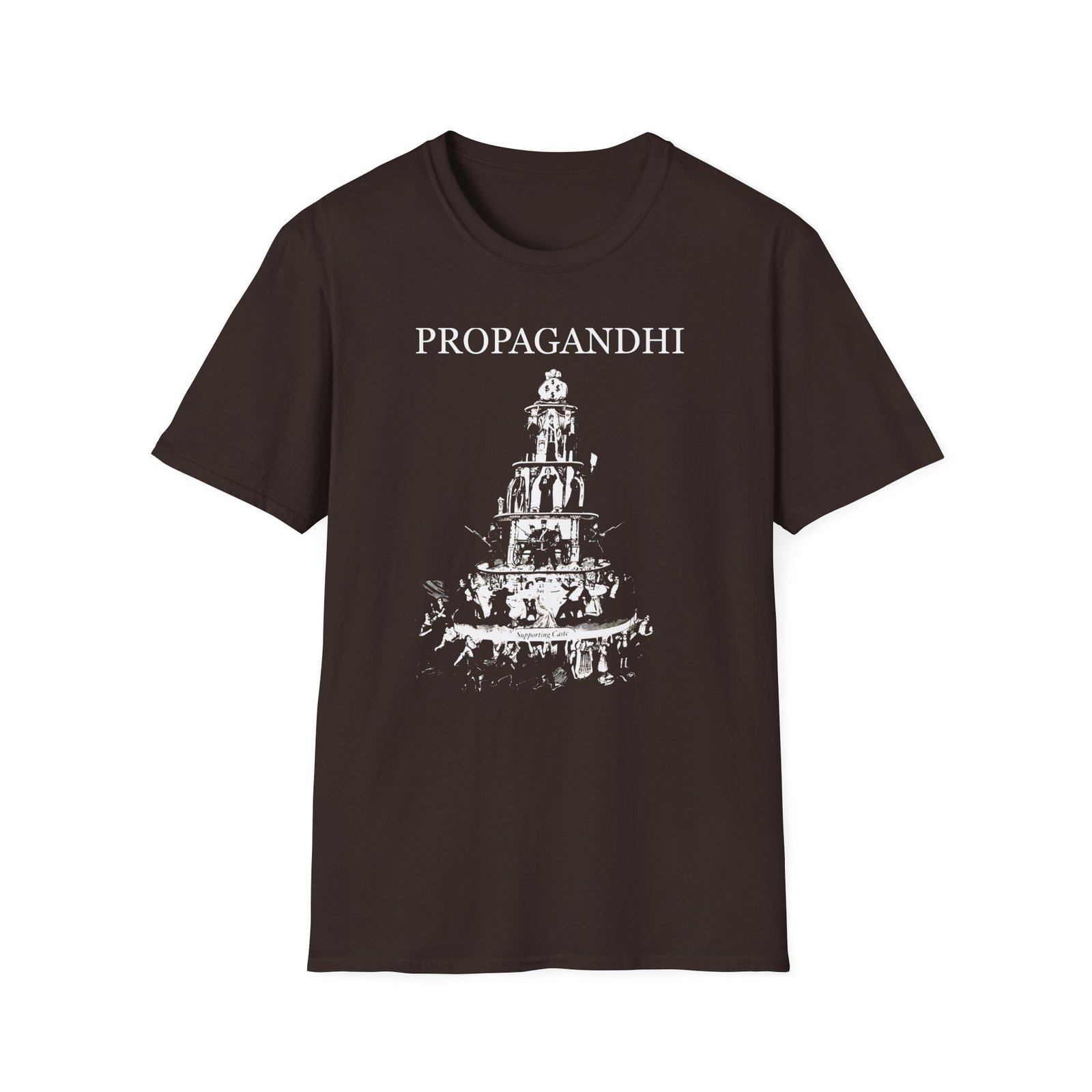 Propagandhi Pyramid Of Capitalism Unisex Softstyle T-Shirt