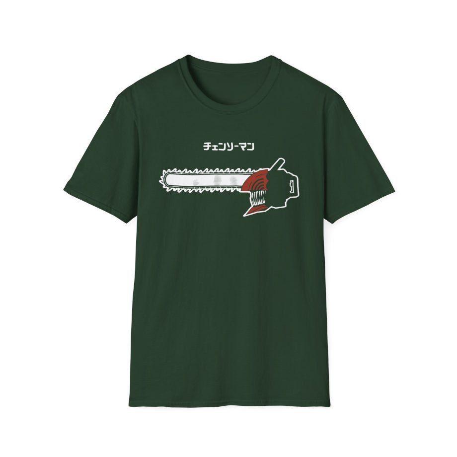 Chainsaw Man Flaming Unisex Softstyle T-Shirt