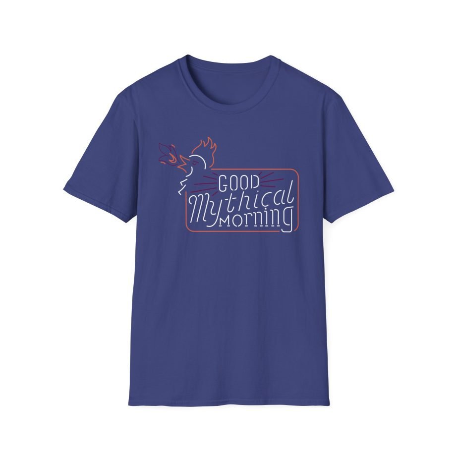 Good Mythical Morning Cockatrice Neon Sign unisex softstyle t-shirt