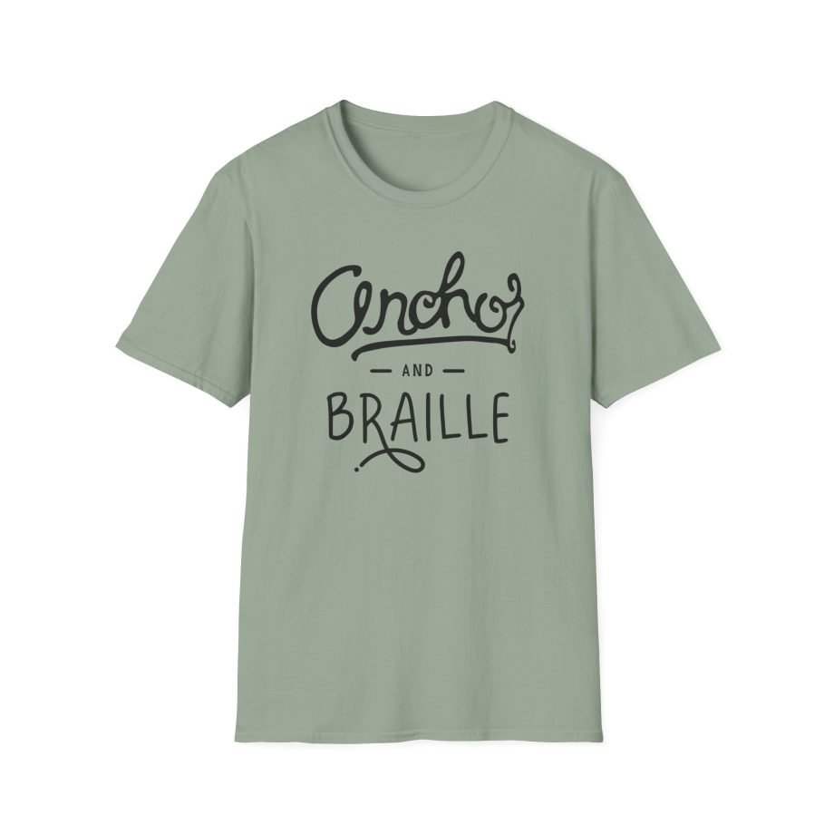 Anchor and Braille Unisex Softstyle T-Shirt