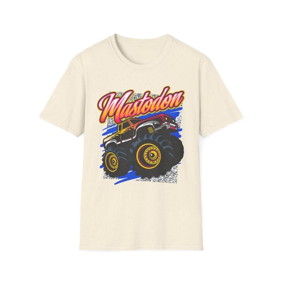 Mastodon Monster Truck Unisex Softstyle T-Shirt