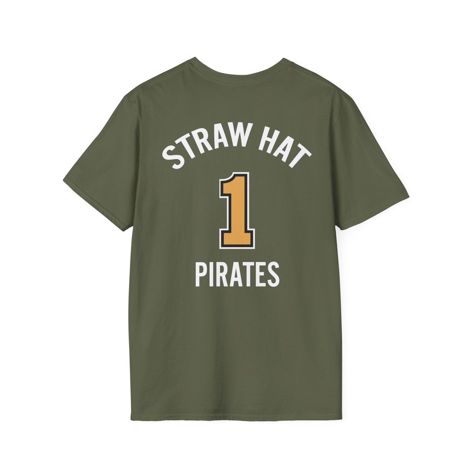 One Piece Straw Hat Pirates Unisex Softstyle T-Shirt