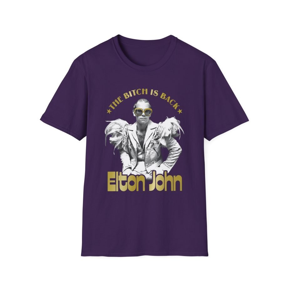 EJF Bitch is Back Foil Unisex Softstyle T-Shirt