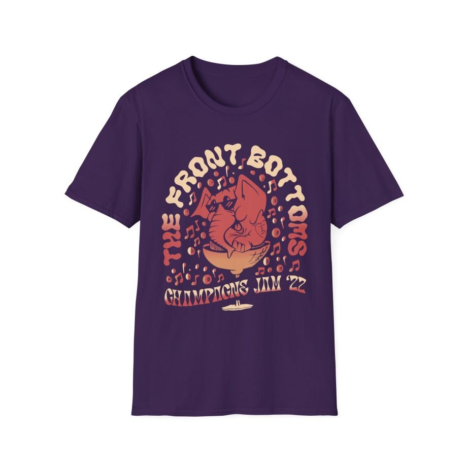 The Front Bottoms Champagne Jam 2022 Unisex Softstyle T-Shirt