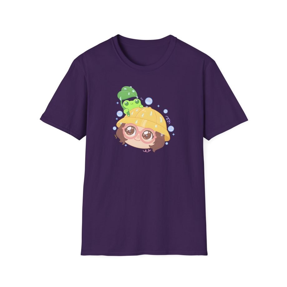 Froggy Crossing Rainy Unisex Softstyle T-Shirt