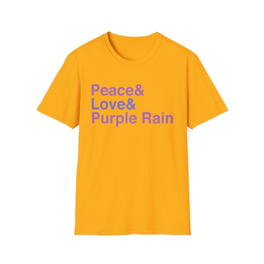 Prince & Love & Purple Rain Unisex Softstyle T-Shirt