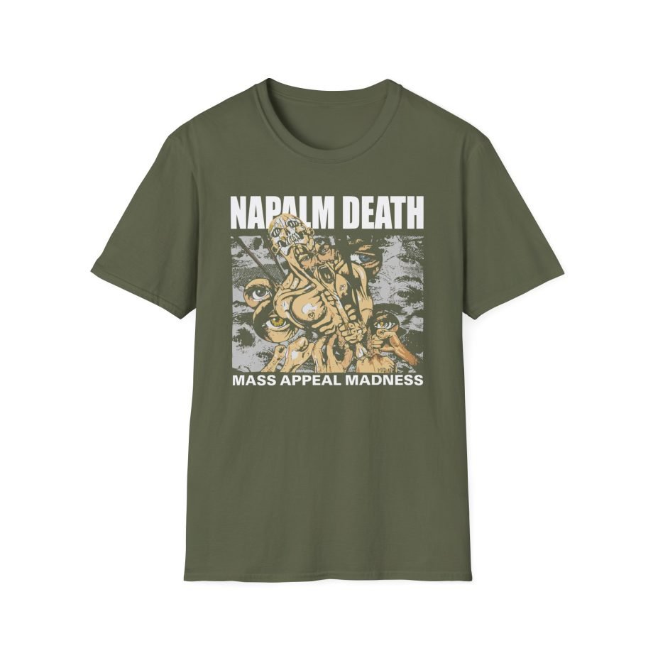 Napalm Death Mass Appeal Madness Unisex Softstyle T-Shirt