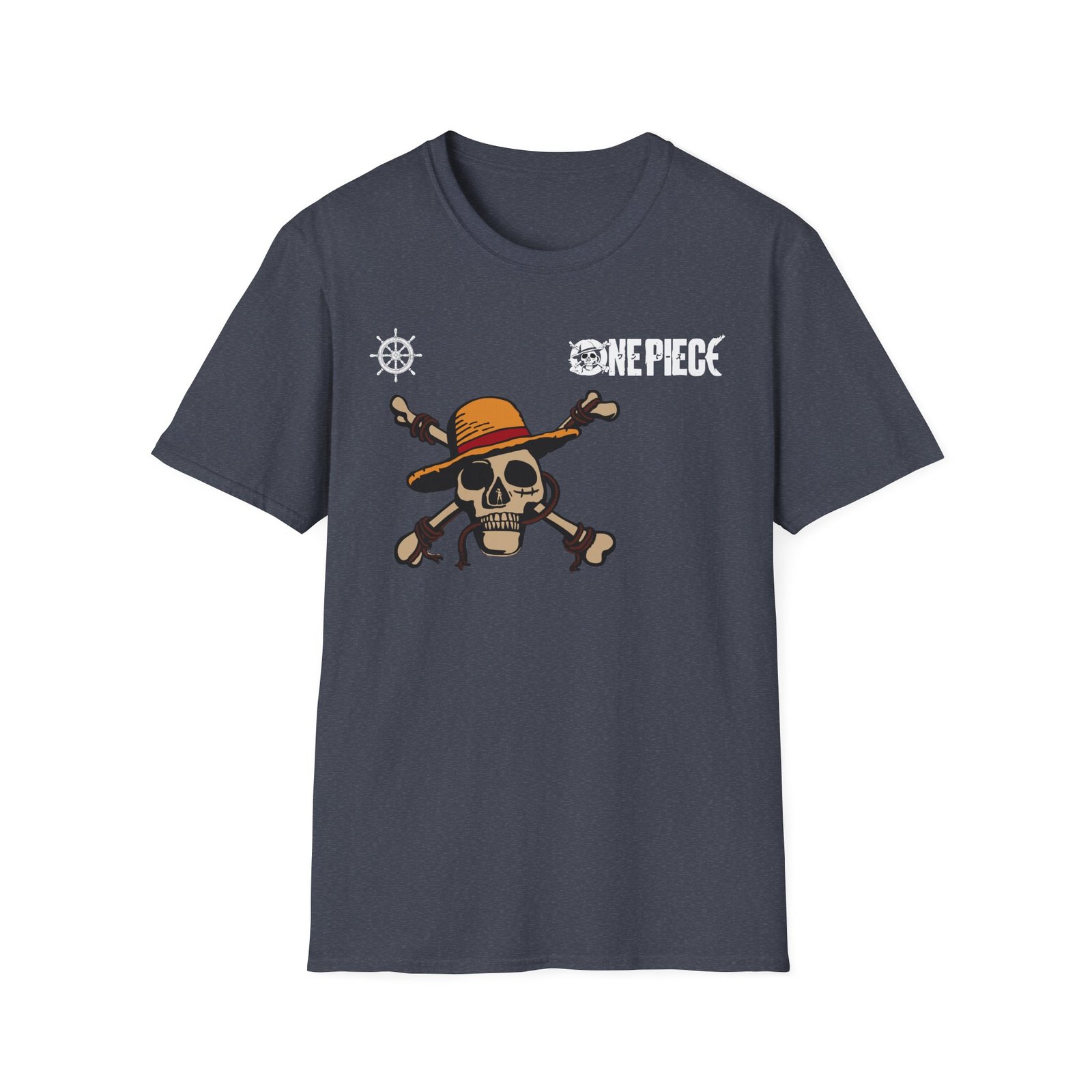 One Piece Straw Hat Pirates Unisex Softstyle T-Shirt
