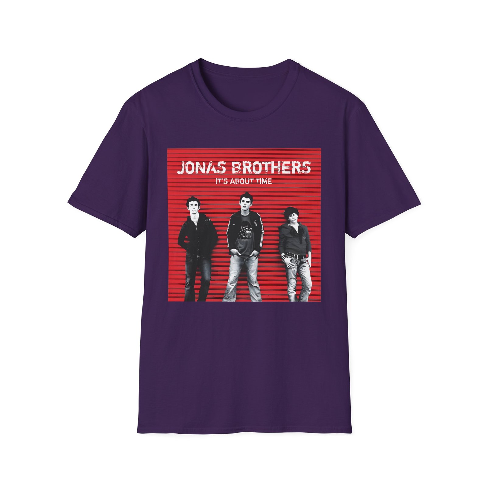 Jonas Brothers It's About Time Unisex Softstyle T-Shirt