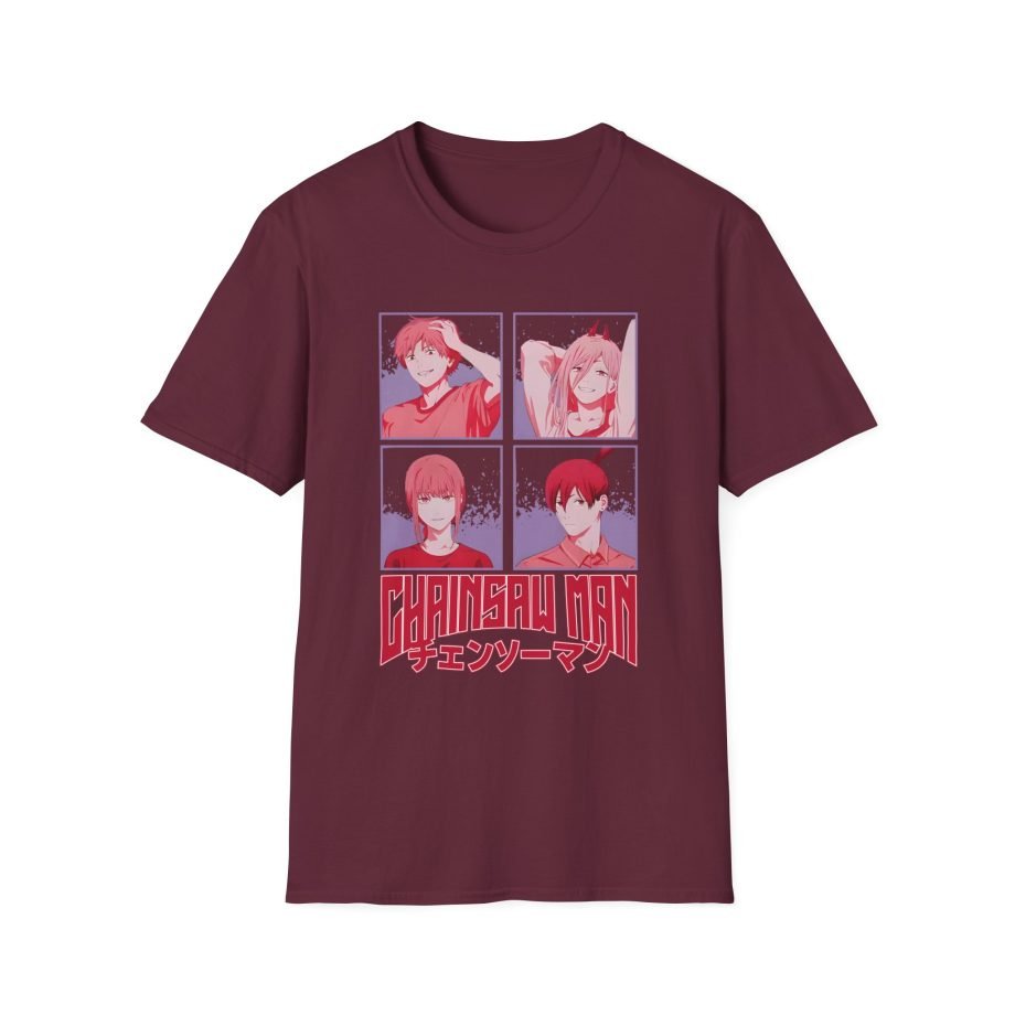 Chainsaw Man Tonal Group Unisex Softstyle T-Shirt