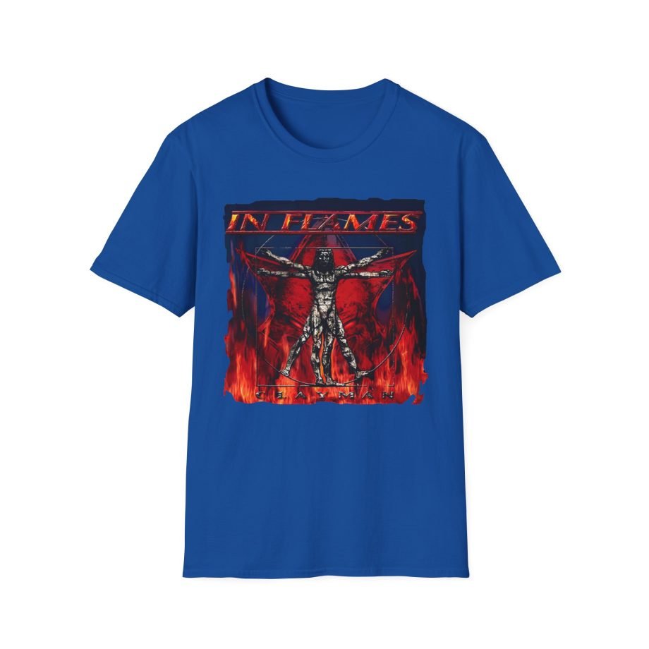 In Flames Clayman Album Art Unisex Softstyle T-Shirt