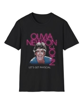 Olivia Newton John Neon Nights Unisex Softstyle T-Shirt