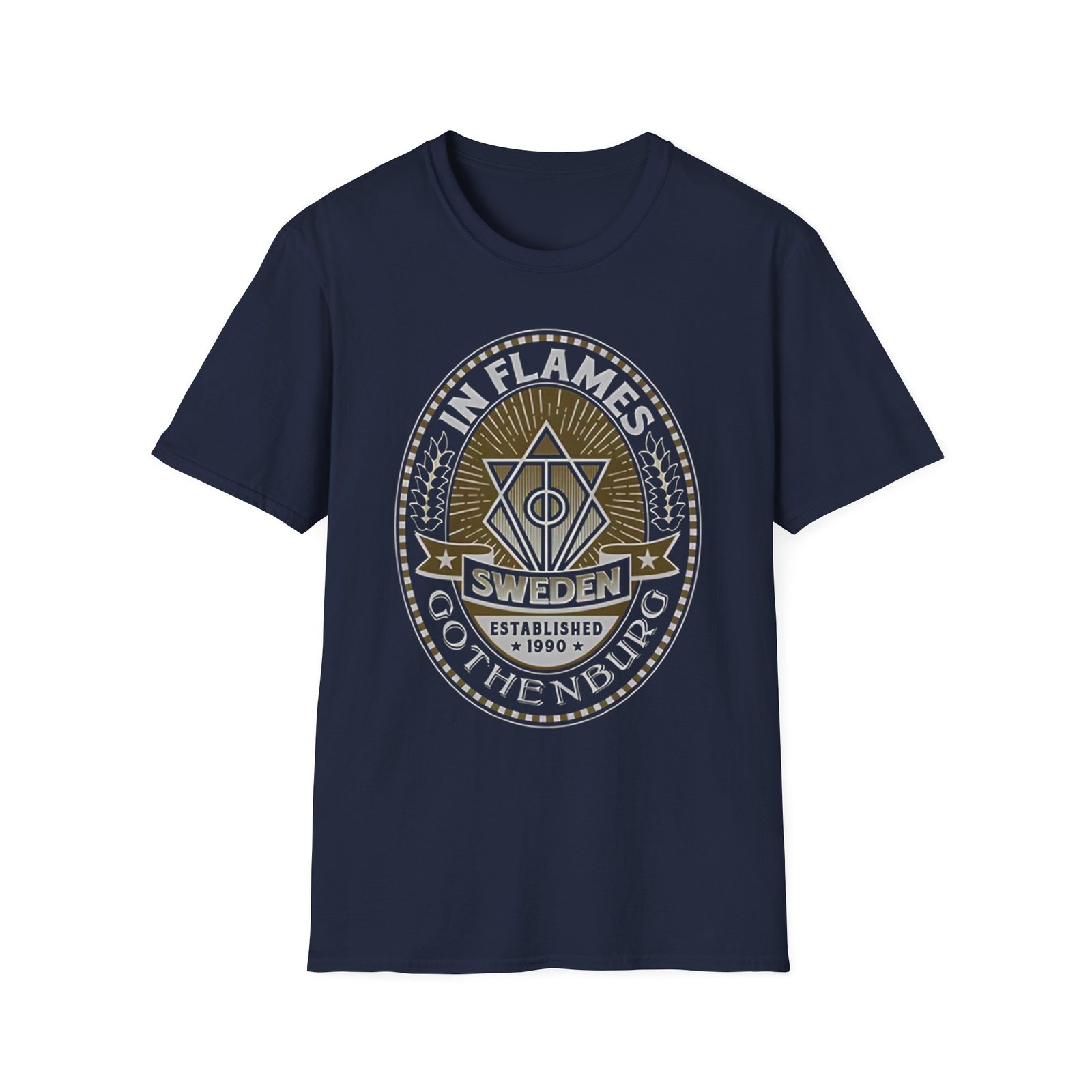 In Flames Gothenburg Crest Unisex Softstyle T-Shirt