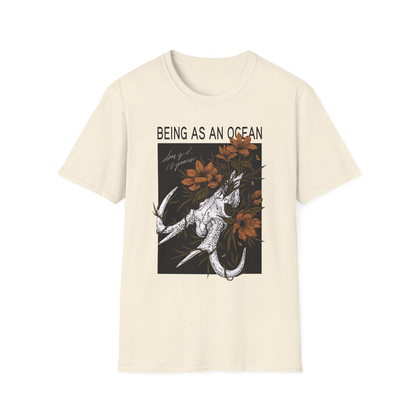 Being as an Ocean Deer Skull Unisex Softstyle T-Shirt