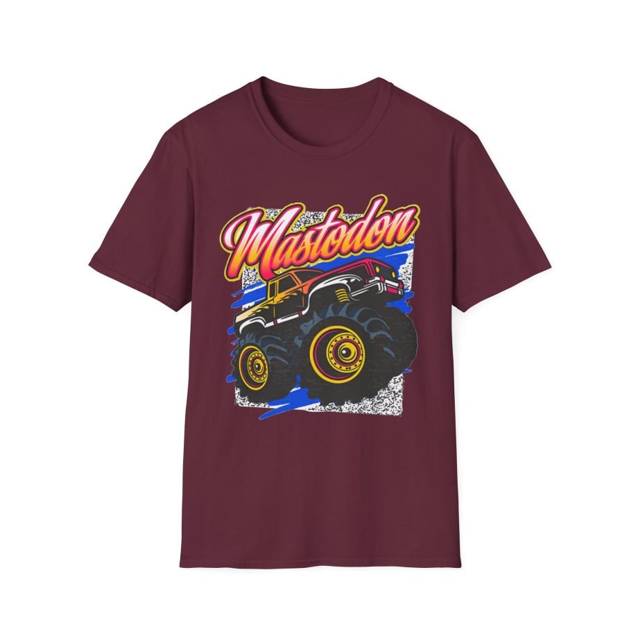 Mastodon Monster Truck Unisex Softstyle T-Shirt