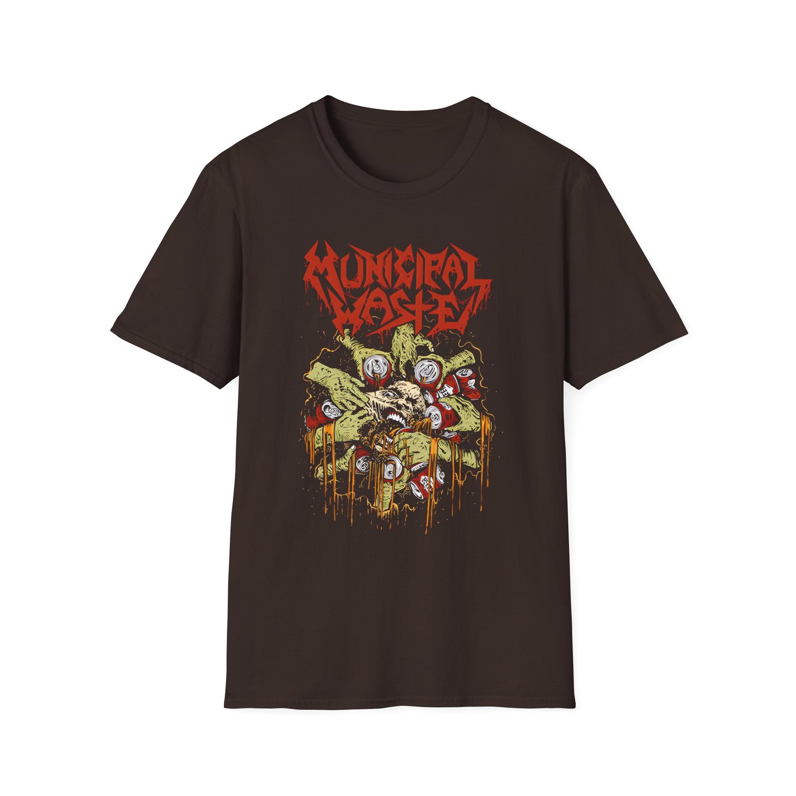 Municipal Waste Zombie Hands Unisex Softstyle T-Shirt