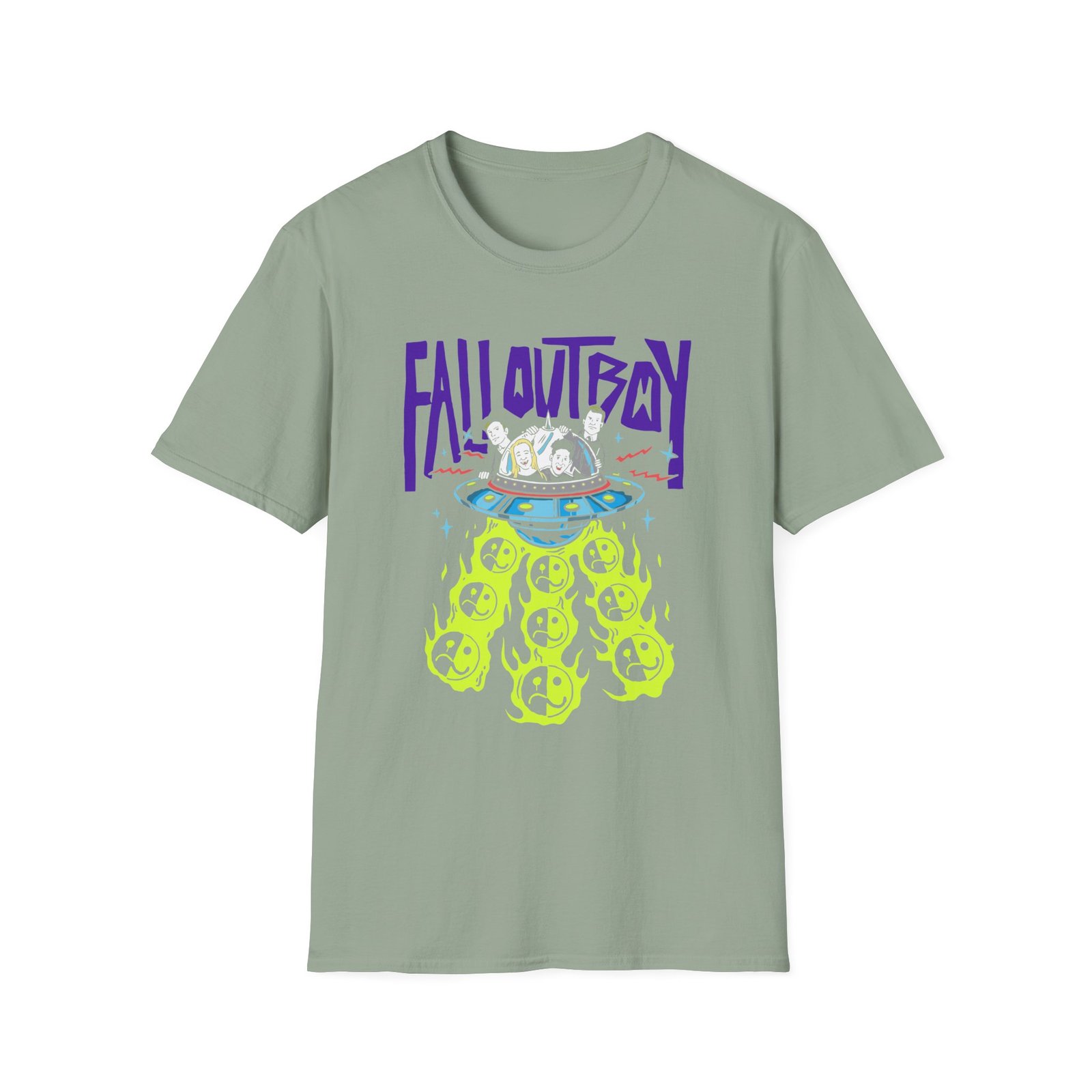 Fall Out Boy UFO So Much For Stardust Tour Unisex Softstyle T-Shirt