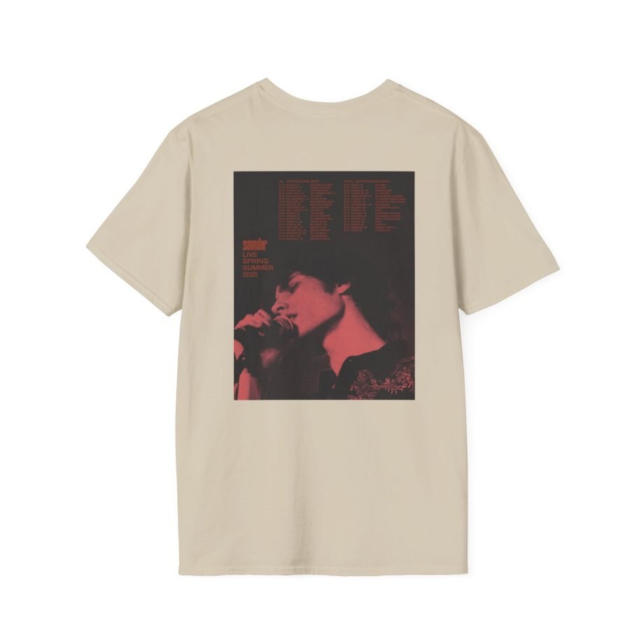 Sombr Live Spring 2025 Tour Unisex T-Shirt