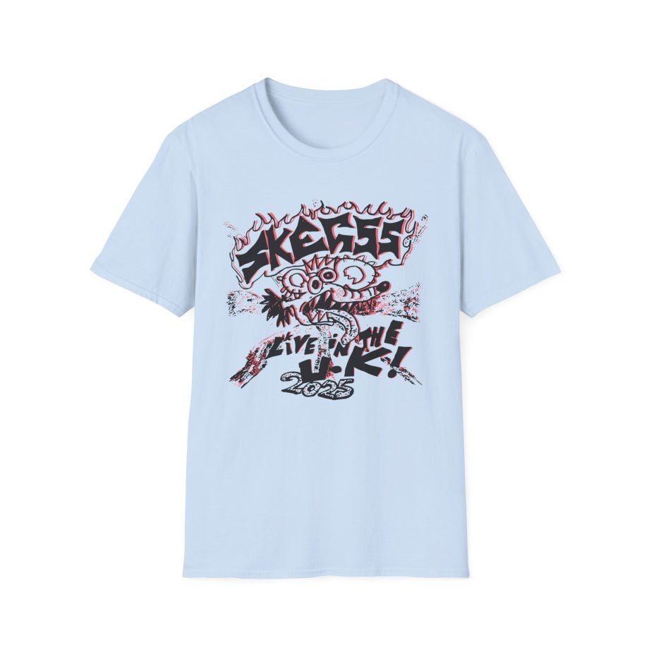 Skegss Live in the Uk 2025 Unisex Softstyle T-Shirt