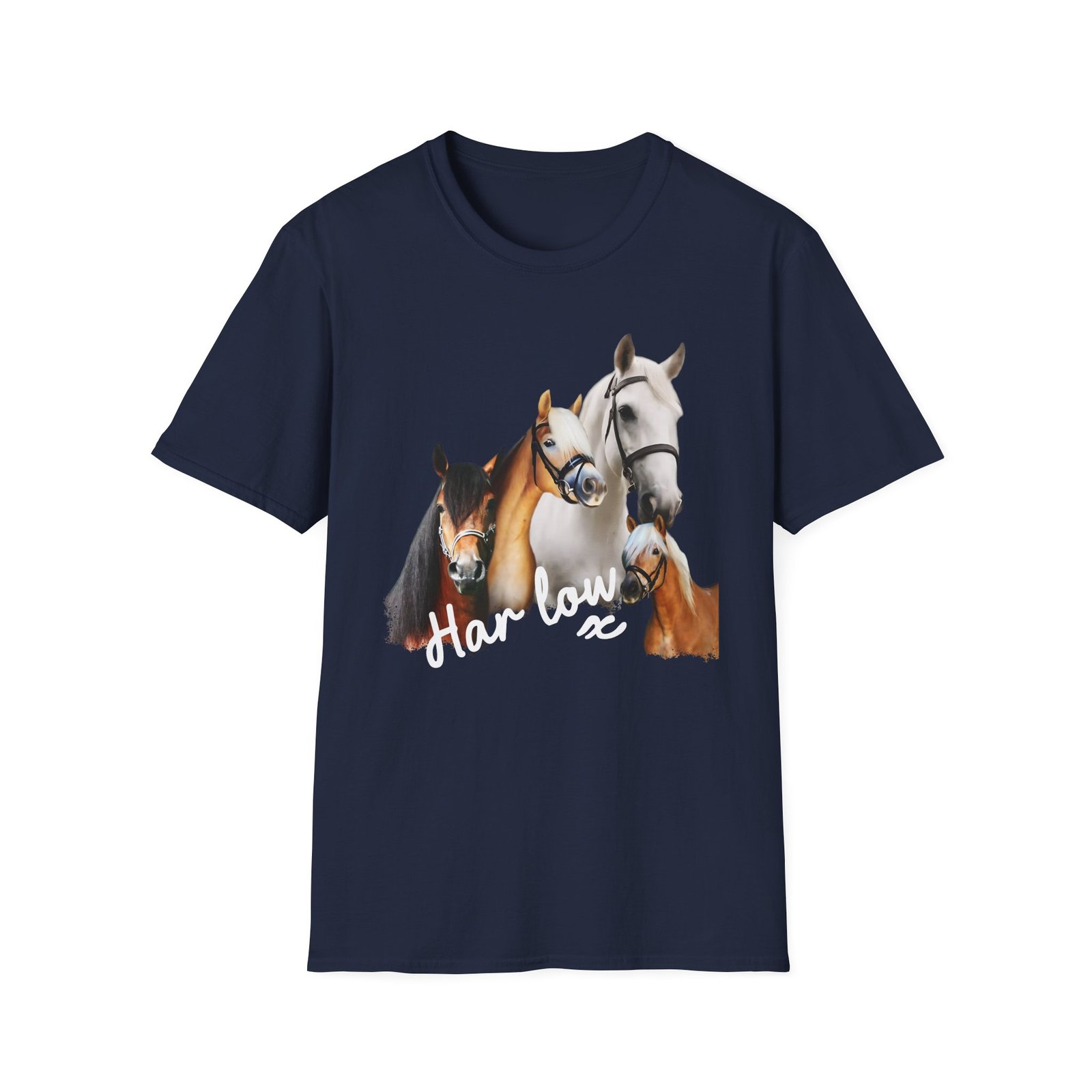 Harlow and Popcorn Unisex Softstyle T-Shirt