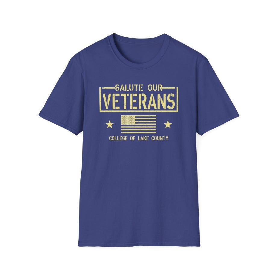 College Lake County Salute Our Veterans Unisex Softstyle T-Shirt