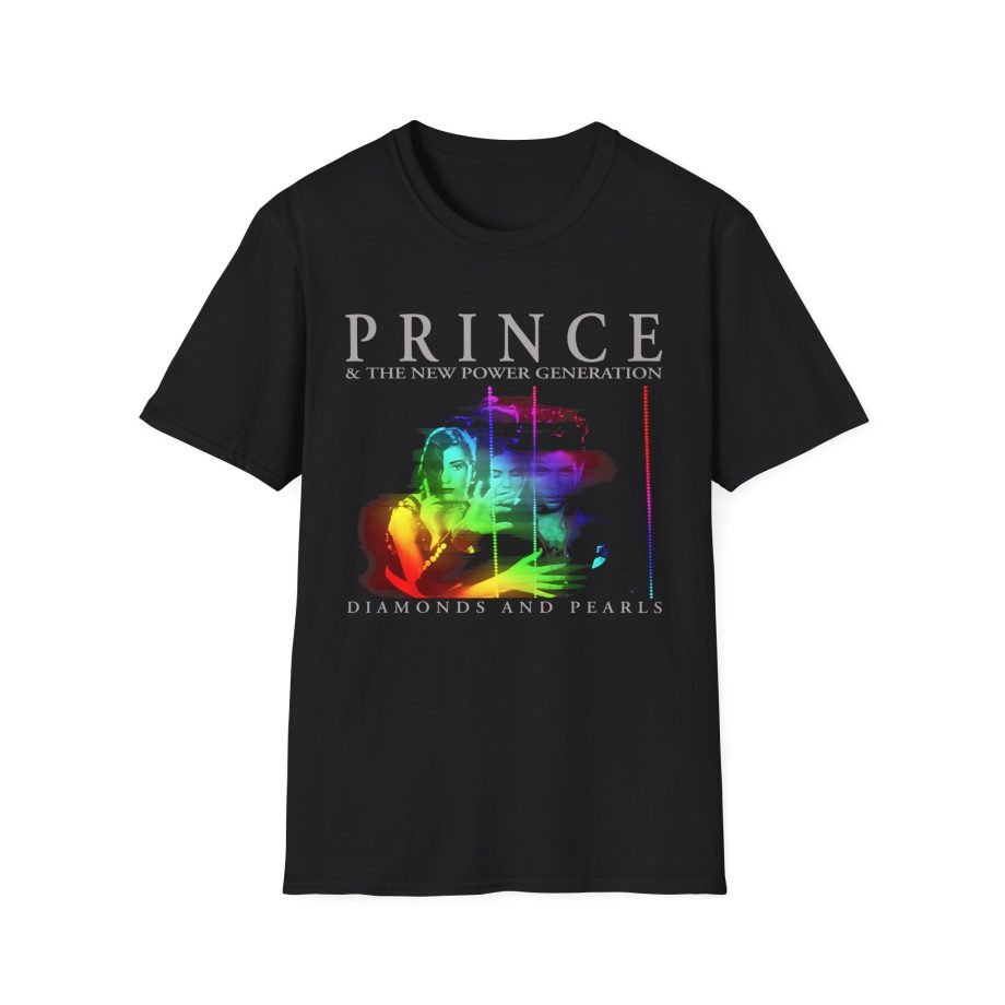 Prince Diamonds And Pearls Hologram Unisex Softstyle T-Shirt