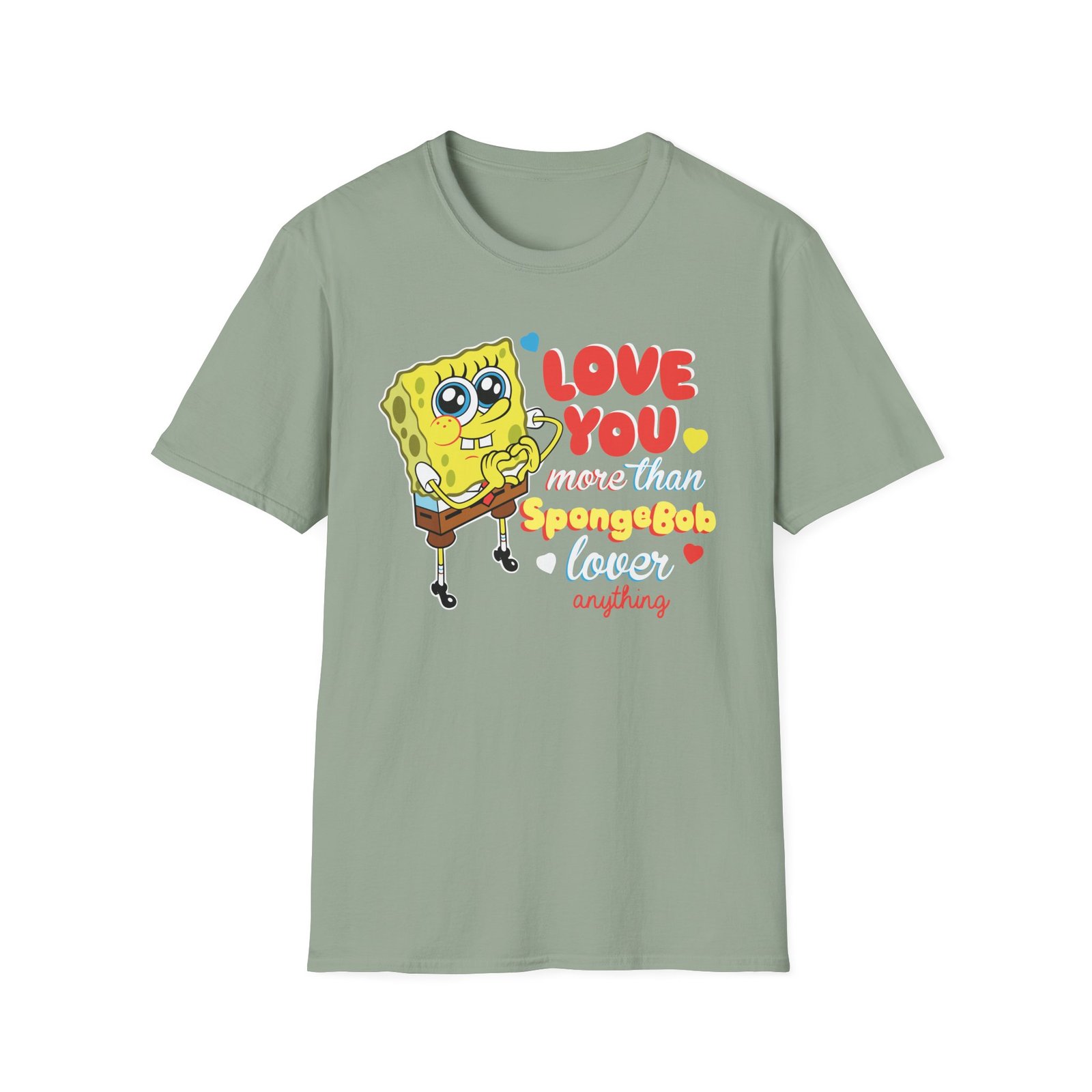Spongebob Valentine's Day Unisex Softstyle T-Shirt