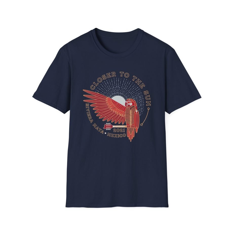 Closer to the Sun 2021 Parrot unisex softstyle t-shirt