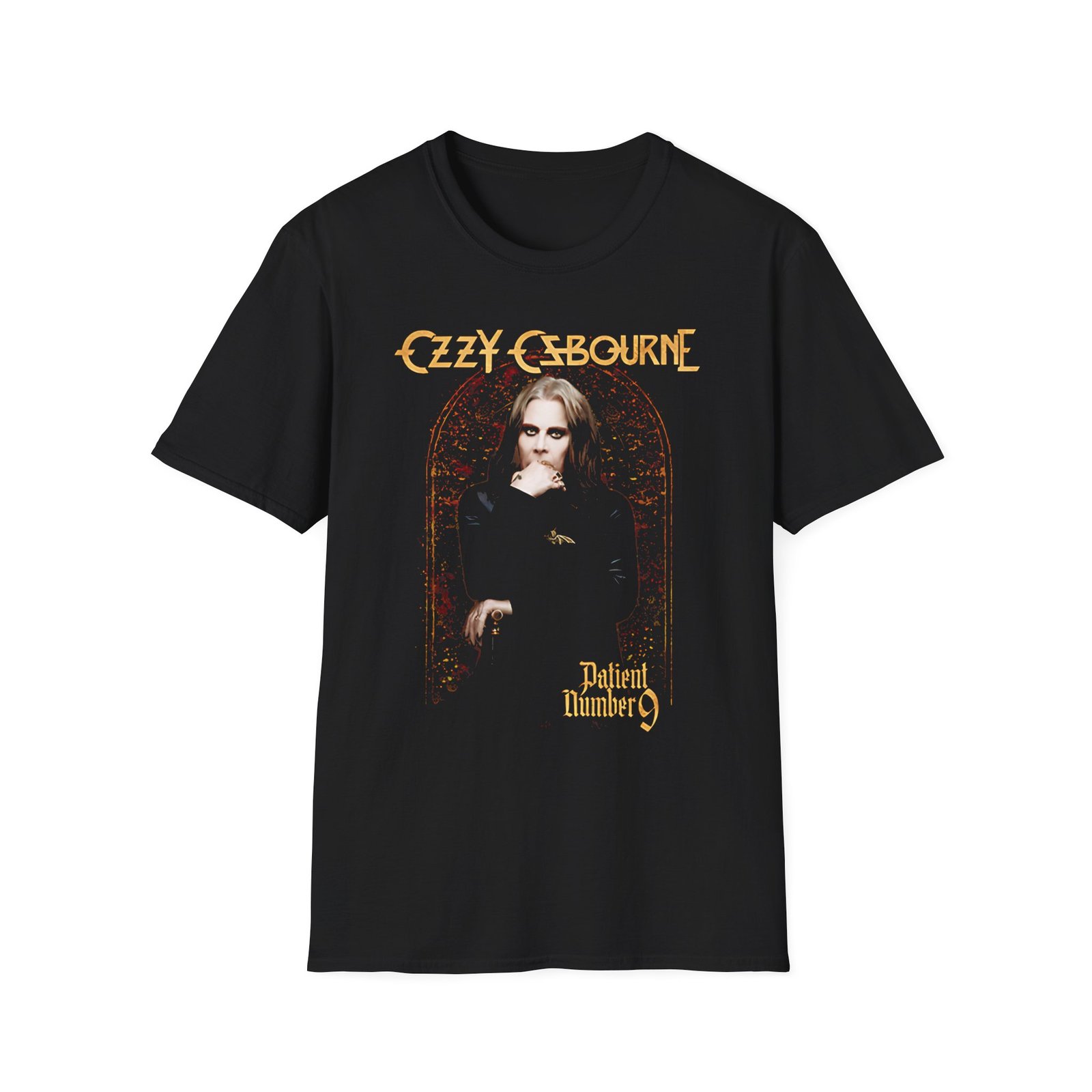 Ozzy Osbourne Patient No. 9 Rock & Roll Hall of Fame Unisex Softstyle T-Shirt